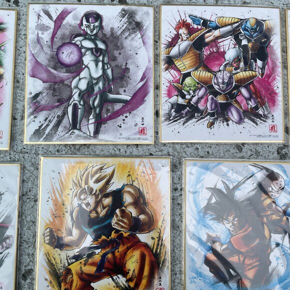 Dragonball Z Official Bandai Funimation Mini Art Cards Lot 10 - Picture 3 of 4